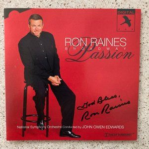 Ron Raines Signed CD titled Broadway Passion Autographed National Symphony Orch